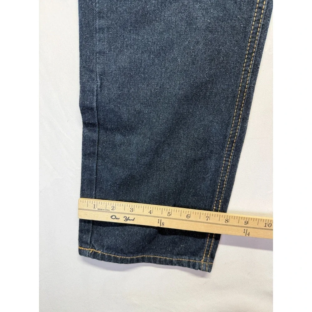 Vintage Genes 1891 Jeans Mens 32x31.5 Blue Dark Wash Denim Slim Fit Straight Leg